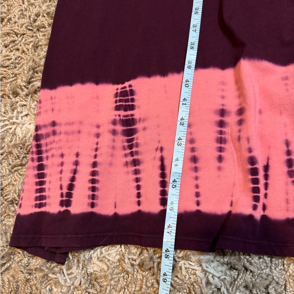 NWT J. Jill Pure Jill Tie-Dye Border Midi Dress Acai Multi size Large Tall - Picture 12 of 13